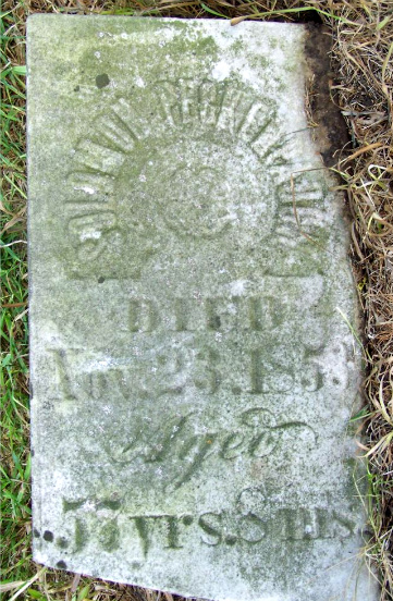 Solomon Peckenpaugh, 1796-1853 - Rio (IL) Cemetery