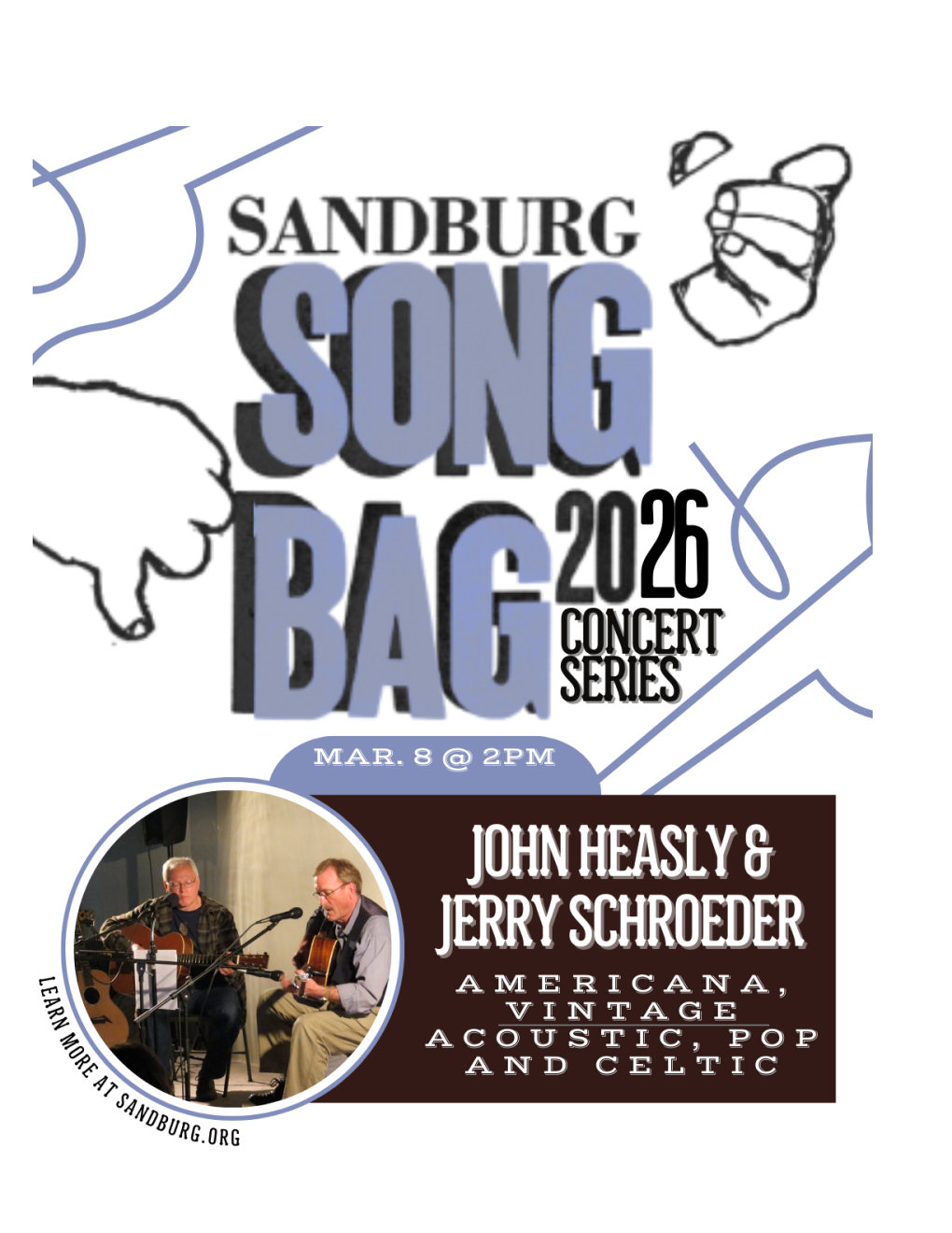 John Heasly & Jerry Schroeder - Songbag Concert - 8 Mar 2026