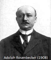 Adolph Rosenbecker, Chicago Orchestra Conductor, 1908.