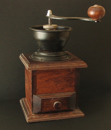 Late 19th century burr mill coffee grinder