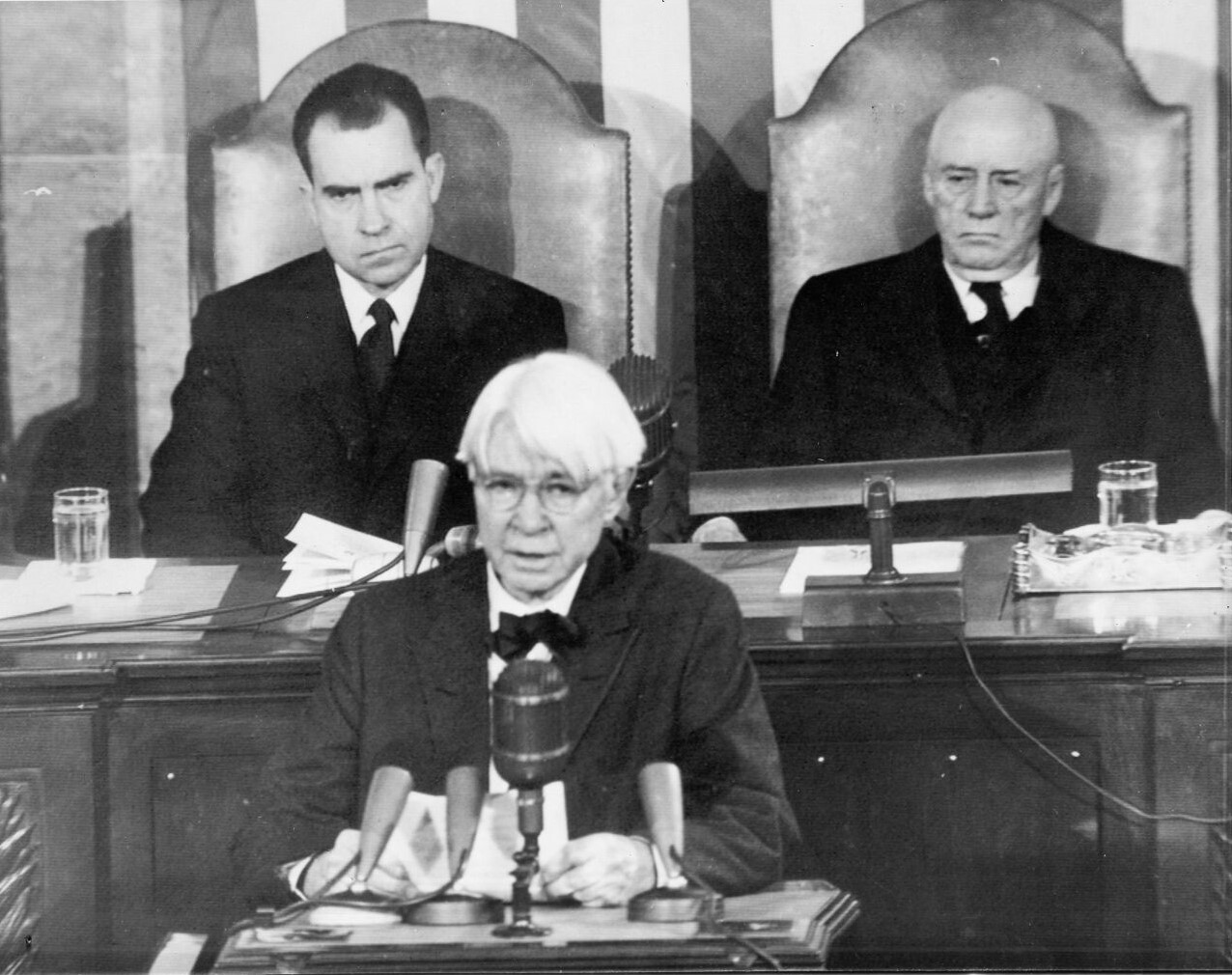 Carl Sandburg addresses Joint Session of U. S. Congress, 12 Feb 1959