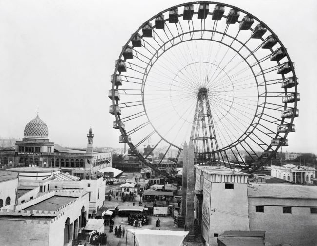 Ferris Wheel first appeared at the 1893 World's Columbian Exhibition, Chicago.
