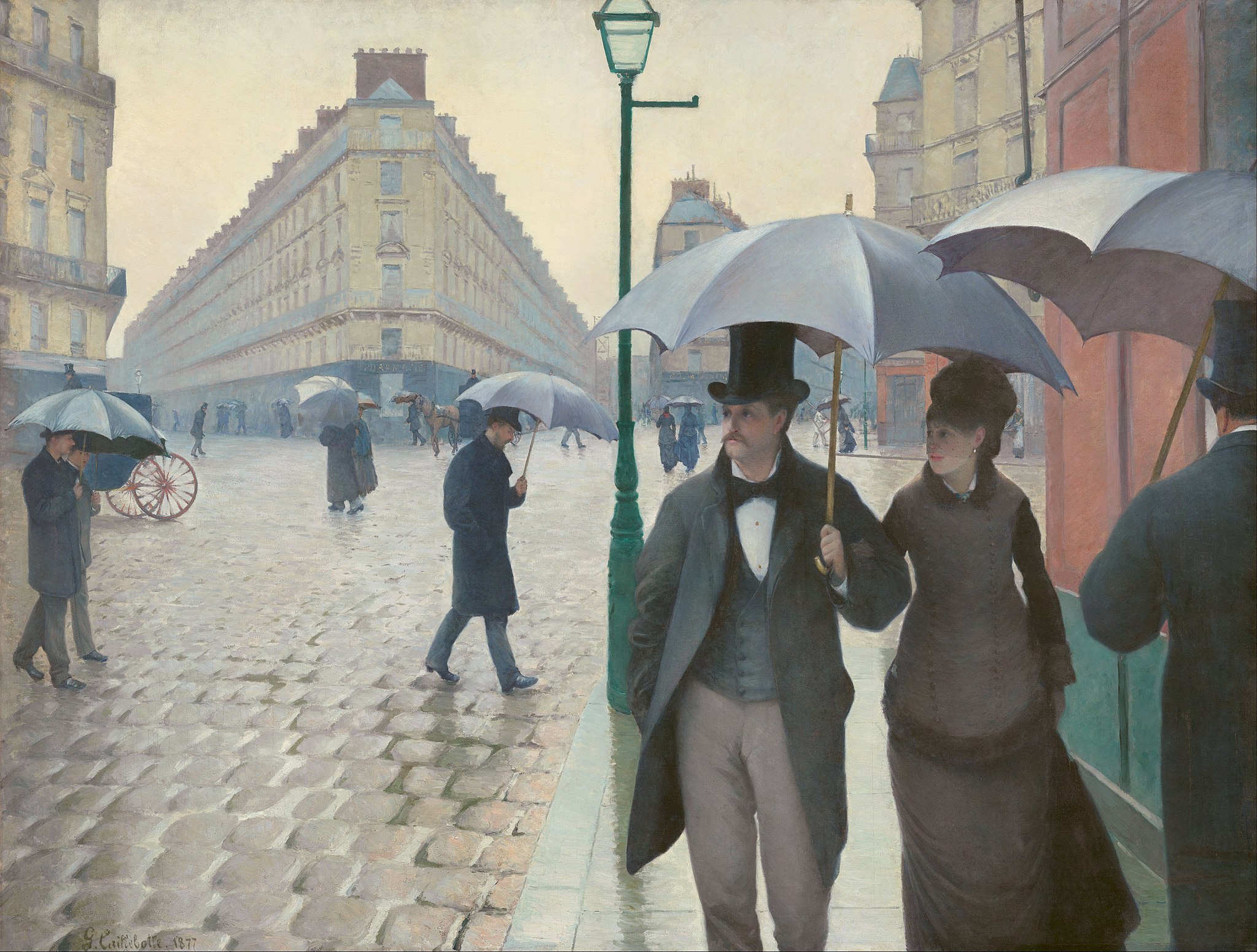 Gustave Caillebotte - Paris Street; Rainy Day (Art Institute of Chicago)