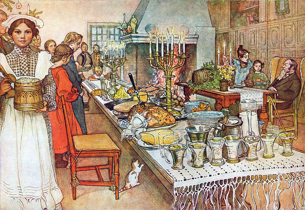Julaftone by Carl Larsson, 1904.