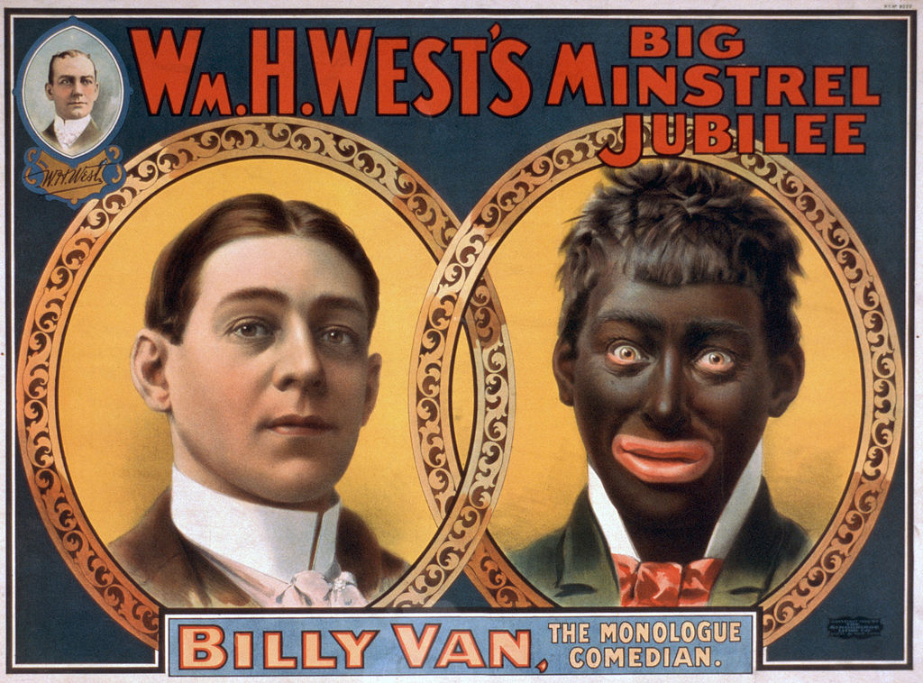 Bill Van, The Monologue Comedian.  Wm H. West's Big Minstrel Jubilee, circa 1900.