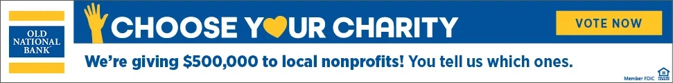 Old National Bank Choose Your Charity banner