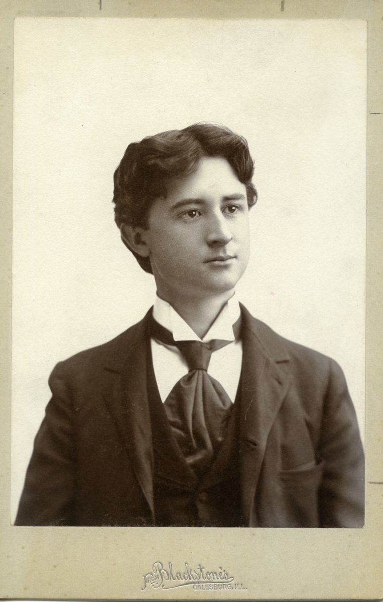Otto Harbach - Knox College graduation photo - 1895