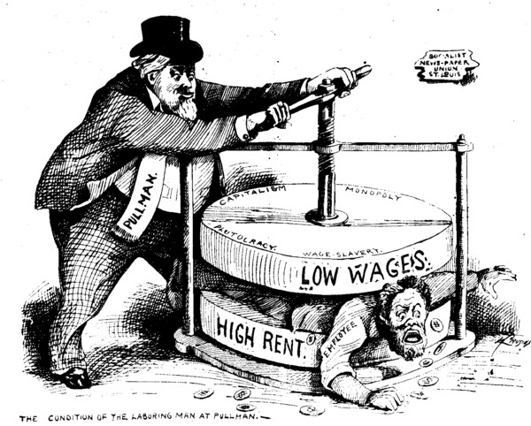 The Condition of Laboring Man at Pullman (Chicago Labor Newspaper, July 7, 1894)